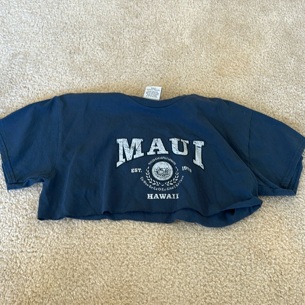 Crop Maui shirt